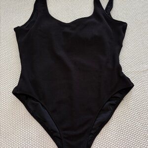 Classic Black One Piece Swimsuit